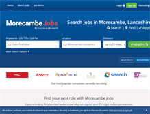 Tablet Screenshot of morecambe-jobs.co.uk